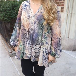 Show Me Your MuMu Snake Print Tunic